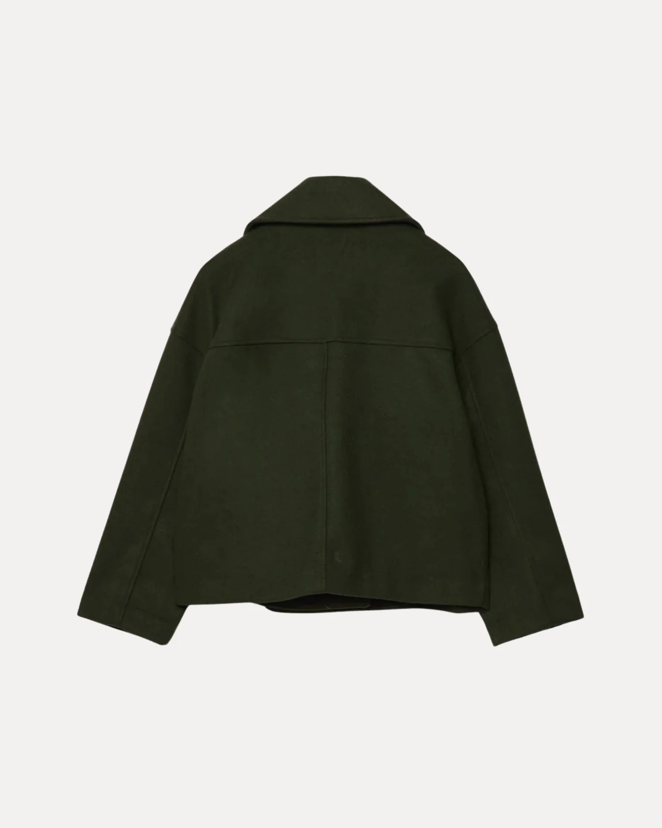 Heritage Cropped Wool Coat - Image 11