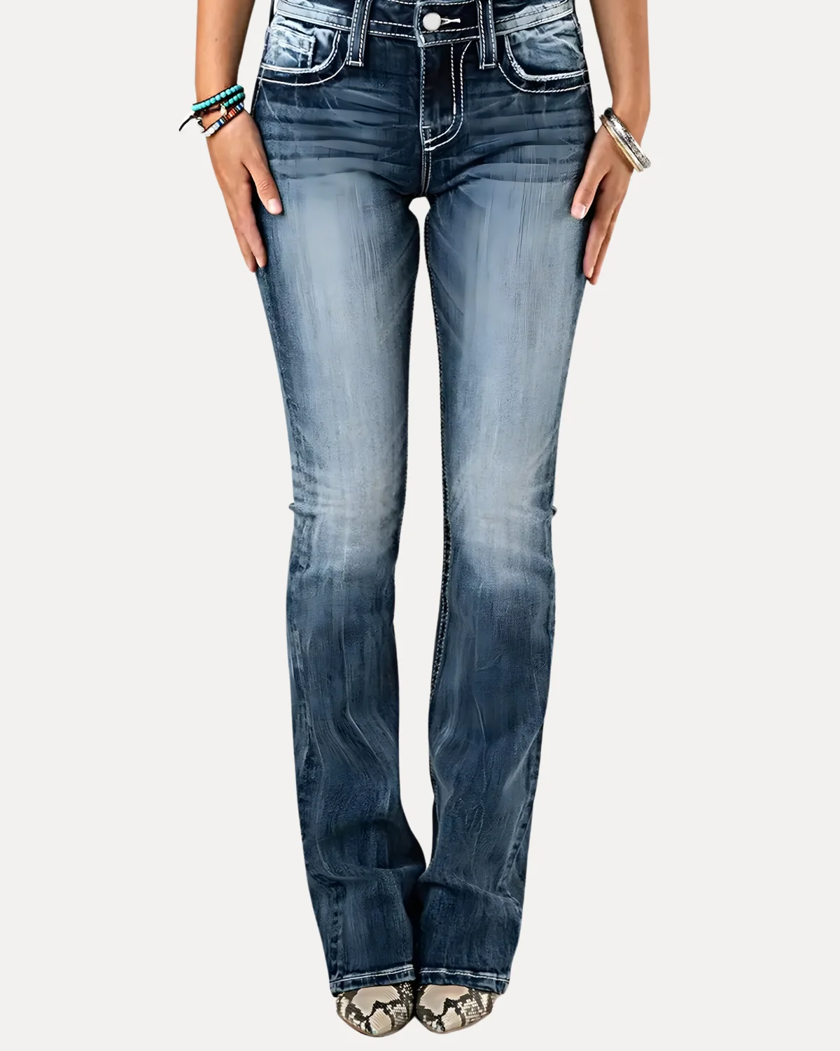 Sky Flared Jeans - Image 3